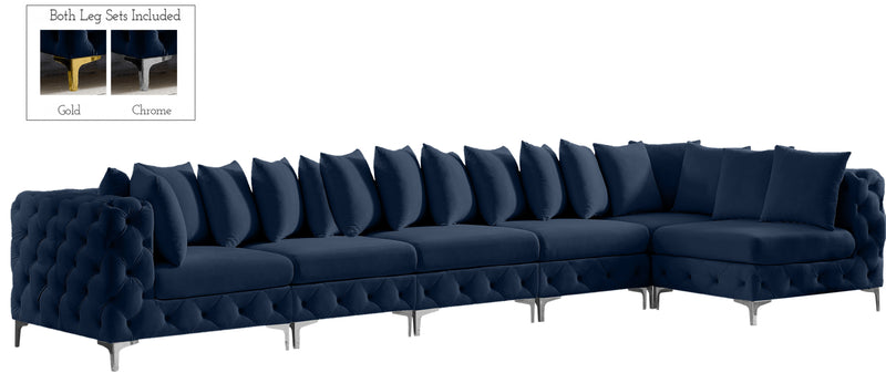 Tremblay - Modular Sectional 6 Piece - Navy