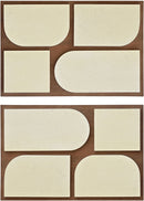 Icon - Mango Wood 2 Piece Wall Art