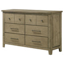 Hazlewood - 6-Drawer Bedroom Dresser Cabinet - Vineyard Oak