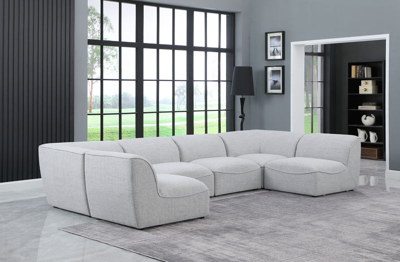 Miramar - Modular Sectional 6 Piece - Gray