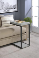 Beck - Engineered Wood C-Shape Sofa Side Table