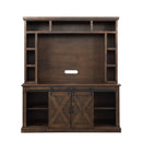 Aksel - Entertainment Center (Include 91617Fir) - Walnut