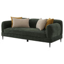 Jade - Chenille Upholstered Modern Track Arm Sofa