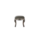 Dresden - Vanity Stool - Vintage Bone White & Synthetic Leather