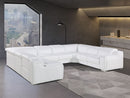 1116 - 8-Piece U-Shaped Sectional Sofa In With 4 Power Recliners & Power Headrests