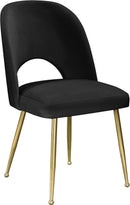 Logan - Dining Chair (Set of 2) - Gold Legs