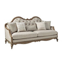 Chelmsford - Sofa With 5 Pillows - Beige Fabric & Antique Taupe
