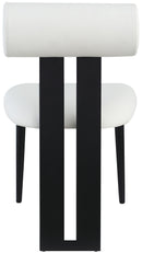 Dario - Faux Leather Dining Chair With Black Frame (Set of 2)