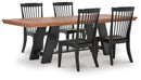 Greddinton - Extension Dining Table Set