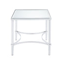 Petunia - End Table - Mirrored & Chrome