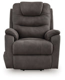 Snowfield - Power Lift Recliner - Gunmetal