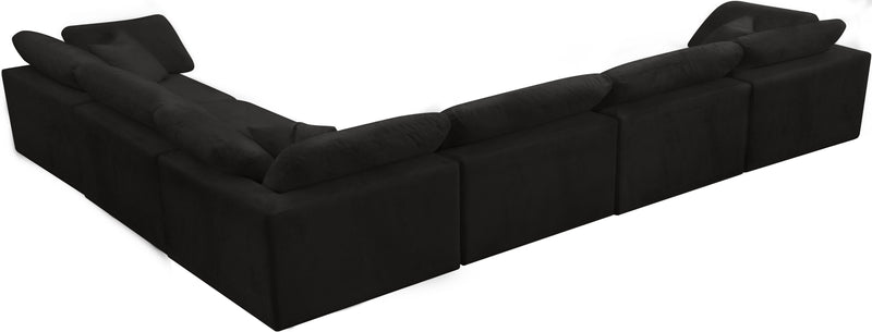 Cozy - Modular Sectional Cloud - Black - Modern & Contemporary