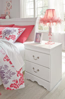 Anarasia - Two Drawer Night Stand - White