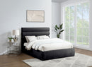Adam - Chenille Fabric Bed With 52" Headboard