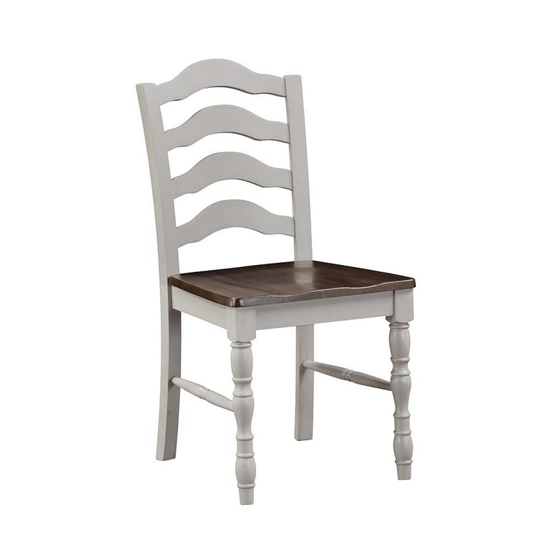 Bettina - Dining Set (5 Piece) - Antique White & Weathered Oak