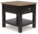 Drazmine - Rectangular End Table - Brown
