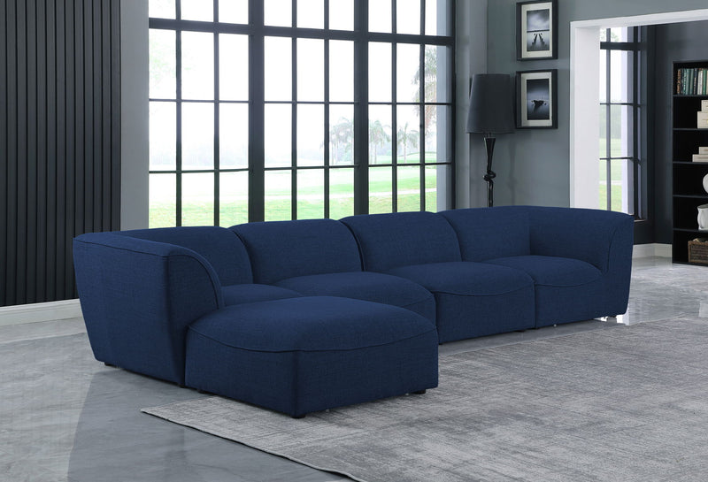 Miramar - Modular Sectional 5 Piece - Navy - Modern & Contemporary