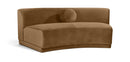 Avra - Velvet Performance Fabric Upholstered Armless Sofa