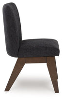 Dilenno - Dining Upholstered Side Chair (Set of 2) - Dark Brown