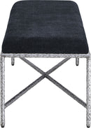 Valley - Bench With Silver Frame