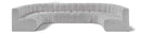 Arc - Boucle Fabric 8 Piece Modular Sofa