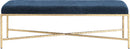Valley - Bench With Gold Frame