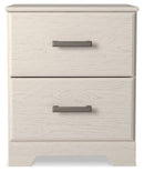 Stelsie - Two Drawer Night Stand - White