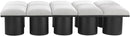 Pavilion - 10 Piece Modular Bench With Black Base