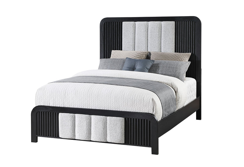 Beckett - Queen Upholstered Bed - Black