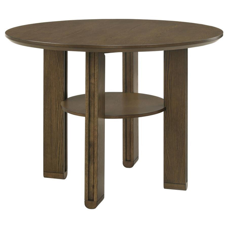 Ottowa - 47" Round Counter Height Dining Table - Brown