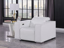 1208 - Leather Power Reclining Chair With Power Headrest