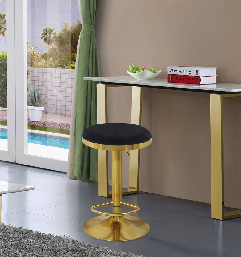 Brody - Adjustable Stool, Gold Base