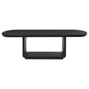 Leandro - 78" Extension Dining Room Table - Burnished Black
