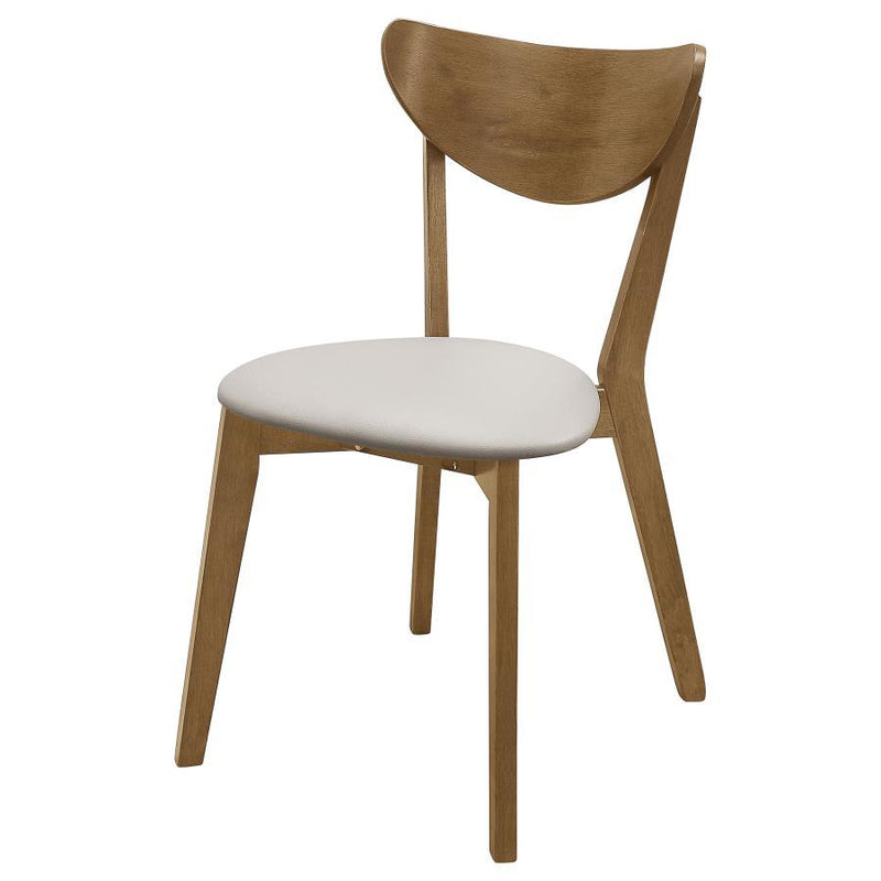 Kersey - Curved Wood Dining Side Chair (Set of 2) - Chestnut