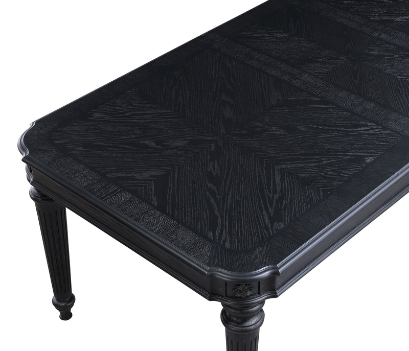 Kingsbury - Dining Table (18 Leaf) - Black