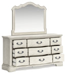 Arlendyne - Dresser And Mirror - Antique White