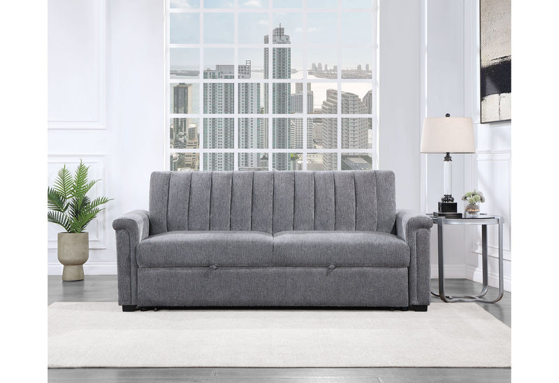 U0201 - Pullout Sofa - Dark Gray