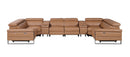 1246 - 8-Piece U-Shaped Modular Power Reclining Sectional With 2 Power Recliners And Power Headrests