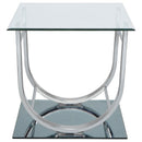 Danville - Rectangular U-Shaped Glass Top Table