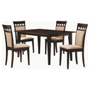Gabriel - 5 Piece 59" Rectangular Dining Set - Cappuccino