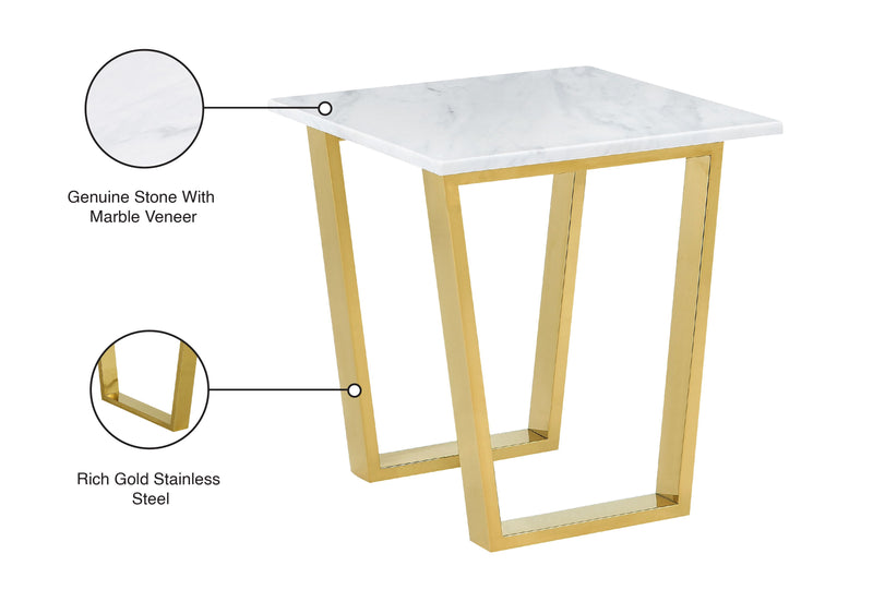 Cameron - End Table - Gold