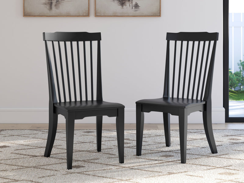 Brenkerton - Dining Room Side Chair (Set of 2) - Black
