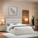 Adam - Linen Fabric Bed With 52" Headboard