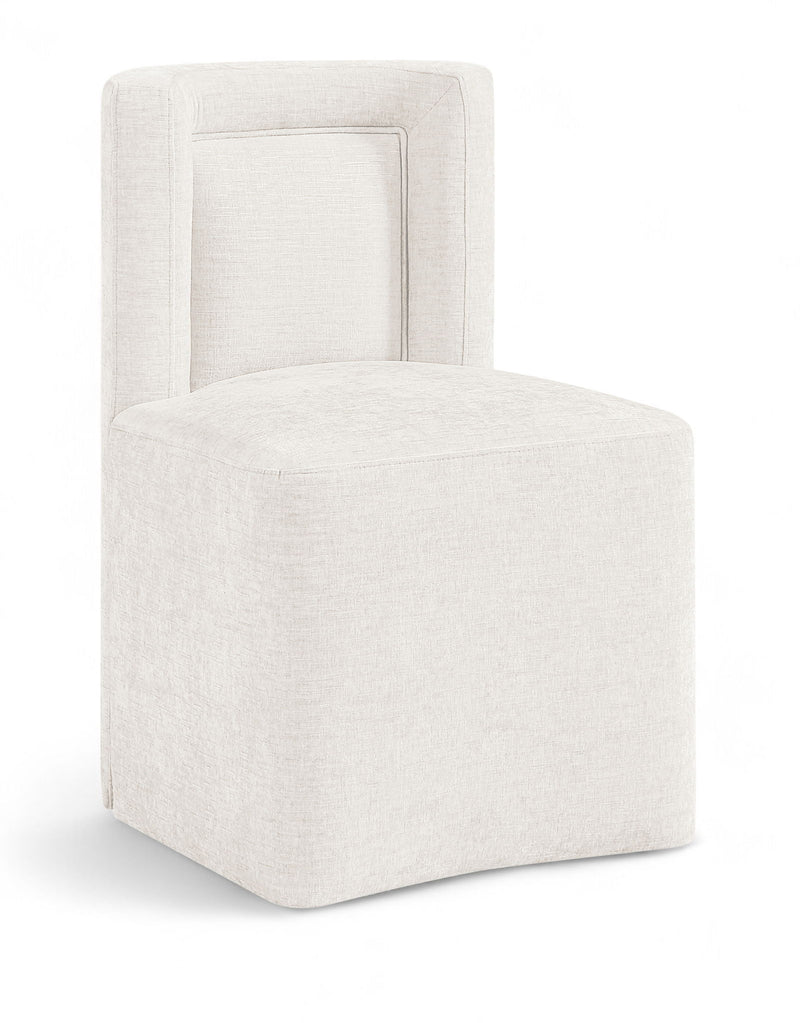 Duvina - Chenille Performance Fabric Dining Chair (Set of 2)