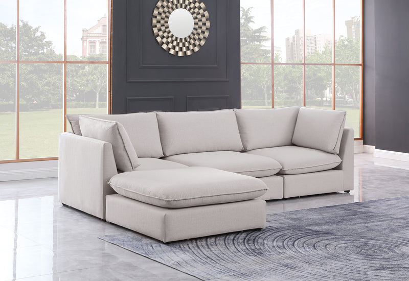 Mackenzie - Modular Sectional 4 Piece - Beige