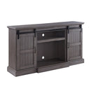 Admon - TV Stand With Fireplace - Gray Oak
