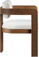 Sacha - Velvet Dining Chair With Brown Base (Set of 2)