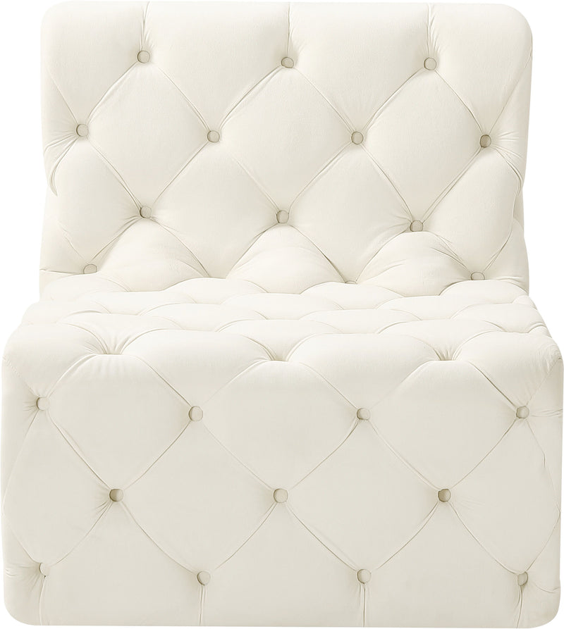 Tuft - Armless Chair - Cream
