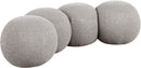 Apollo - Boucle Fabric Bench