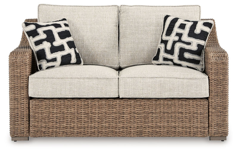 Beachcroft - Beige - Loveseat With Cushion